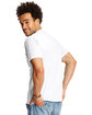 Hanes Adult Beefy-T® with Pocket white ModelBack