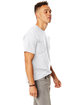Hanes Adult Beefy-T® with Pocket WHITE ModelSide