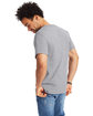 Hanes Men's Authentic-T T-Shirt LIGHT STEEL ModelBack