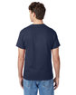 Hanes Men's Authentic-T T-Shirt NAVY ModelBack