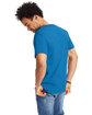 Hanes Men's Authentic-T T-Shirt sapphire ModelBack