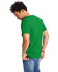 Hanes Men's Authentic-T T-Shirt SHAMROCK GREEN ModelBack