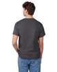 Hanes Men's Authentic-T T-Shirt SMOKE GRAY ModelBack