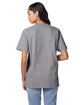 Hanes Men's Authentic-T T-Shirt OXFORD GRAY ModelBack