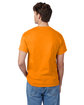 Hanes Men's Authentic-T T-Shirt safety orange ModelBack