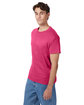 Hanes Men's Authentic-T T-Shirt wow pink ModelQrt