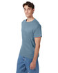 Hanes Men's Authentic-T T-Shirt stonewashed blue ModelQrt