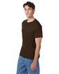 Hanes Men's Authentic-T T-Shirt dark chocolate ModelQrt