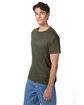 Hanes Men's Authentic-T T-Shirt fatigue green ModelQrt