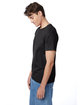 Hanes Men's Authentic-T T-Shirt BLACK ModelSide