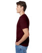 Hanes Men's Authentic-T T-Shirt DEEP RED ModelSide