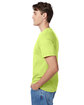 Hanes Men's Authentic-T T-Shirt SAFETY GREEN ModelSide