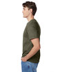Hanes Men's Authentic-T T-Shirt FATIGUE GREEN ModelSide