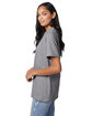 Hanes Men's Authentic-T T-Shirt OXFORD GRAY ModelSide
