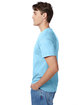 Hanes Men's Authentic-T T-Shirt AQUATIC BLUE ModelSide