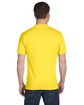 Hanes Adult Essential Short Sleeve T-Shirt yellow ModelBack