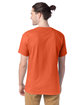 Hanes Unisex 5.2 oz., Comfortsoft® Cotton T-Shirt TEXAS ORANGE ModelBack