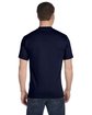 Hanes Unisex 5.2 oz., Comfortsoft® Cotton T-Shirt NAVY ModelBack