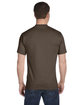 Hanes Unisex 5.2 oz., Comfortsoft® Cotton T-Shirt DARK CHOCOLATE ModelBack