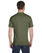 Hanes Unisex 5.2 oz., Comfortsoft® Cotton T-Shirt FATIGUE GREEN ModelBack