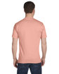 Hanes Unisex 5.2 oz., Comfortsoft® Cotton T-Shirt CANDY ORANGE ModelBack