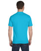 Hanes Unisex 5.2 oz., Comfortsoft® Cotton T-Shirt BLUE HORIZON ModelBack