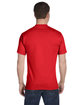 Hanes Unisex 5.2 oz., Comfortsoft® Cotton T-Shirt ATHLETIC RED ModelBack