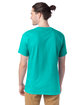 Hanes Unisex 5.2 oz., Comfortsoft® Cotton T-Shirt ATHLETIC TEAL ModelBack
