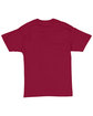 Hanes Unisex 5.2 oz., Comfortsoft® Cotton T-Shirt CARDINAL FlatBack