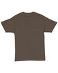 Hanes Unisex 5.2 oz., Comfortsoft® Cotton T-Shirt DARK CHOCOLATE FlatBack