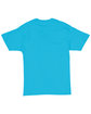 Hanes Unisex 5.2 oz., Comfortsoft® Cotton T-Shirt BLUE HORIZON FlatBack