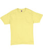 Hanes Adult Essential Short Sleeve T-Shirt yellow FlatFront
