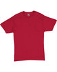 Hanes Adult Essential Short Sleeve T-Shirt deep red FlatFront