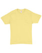 Hanes Unisex 5.2 oz., Comfortsoft® Cotton T-Shirt DAFFODIL YELLOW FlatFront