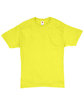 Hanes Unisex 5.2 oz., Comfortsoft® Cotton T-Shirt SAFETY GREEN FlatFront