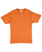 Hanes Adult Essential Short Sleeve T-Shirt safety orange FlatFront