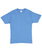 Hanes Adult Essential Short Sleeve T-Shirt aquatic blue FlatFront