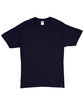 Hanes Unisex 5.2 oz., Comfortsoft® Cotton T-Shirt ATHLETIC NAVY FlatFront