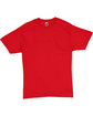 Hanes Unisex 5.2 oz., Comfortsoft® Cotton T-Shirt ATHLETIC RED FlatFront