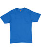 Hanes Adult Essential Short Sleeve T-Shirt bluebell breeze FlatFront