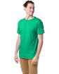 Hanes Unisex 5.2 oz., Comfortsoft® Cotton T-Shirt KELLY GREEN ModelQrt
