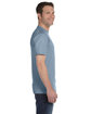 Hanes Unisex 5.2 oz., Comfortsoft® Cotton T-Shirt STONEWASHED BLUE ModelSide