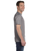 Hanes Unisex 5.2 oz., Comfortsoft® Cotton T-Shirt GRAPHITE ModelSide