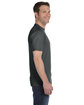 Hanes Unisex 5.2 oz., Comfortsoft® Cotton T-Shirt CHARCOAL HEATHER ModelSide