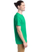 Hanes Unisex 5.2 oz., Comfortsoft® Cotton T-Shirt KELLY GREEN ModelSide