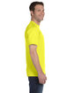 Hanes Unisex 5.2 oz., Comfortsoft® Cotton T-Shirt SAFETY GREEN ModelSide