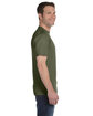 Hanes Unisex 5.2 oz., Comfortsoft® Cotton T-Shirt FATIGUE GREEN ModelSide