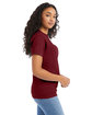 Hanes Adult Essential Short Sleeve T-Shirt athltc cardinal ModelSide