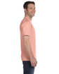 Hanes Unisex 5.2 oz., Comfortsoft® Cotton T-Shirt CANDY ORANGE ModelSide