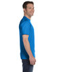 Hanes Unisex 5.2 oz., Comfortsoft® Cotton T-Shirt BLUEBELL BREEZE ModelSide